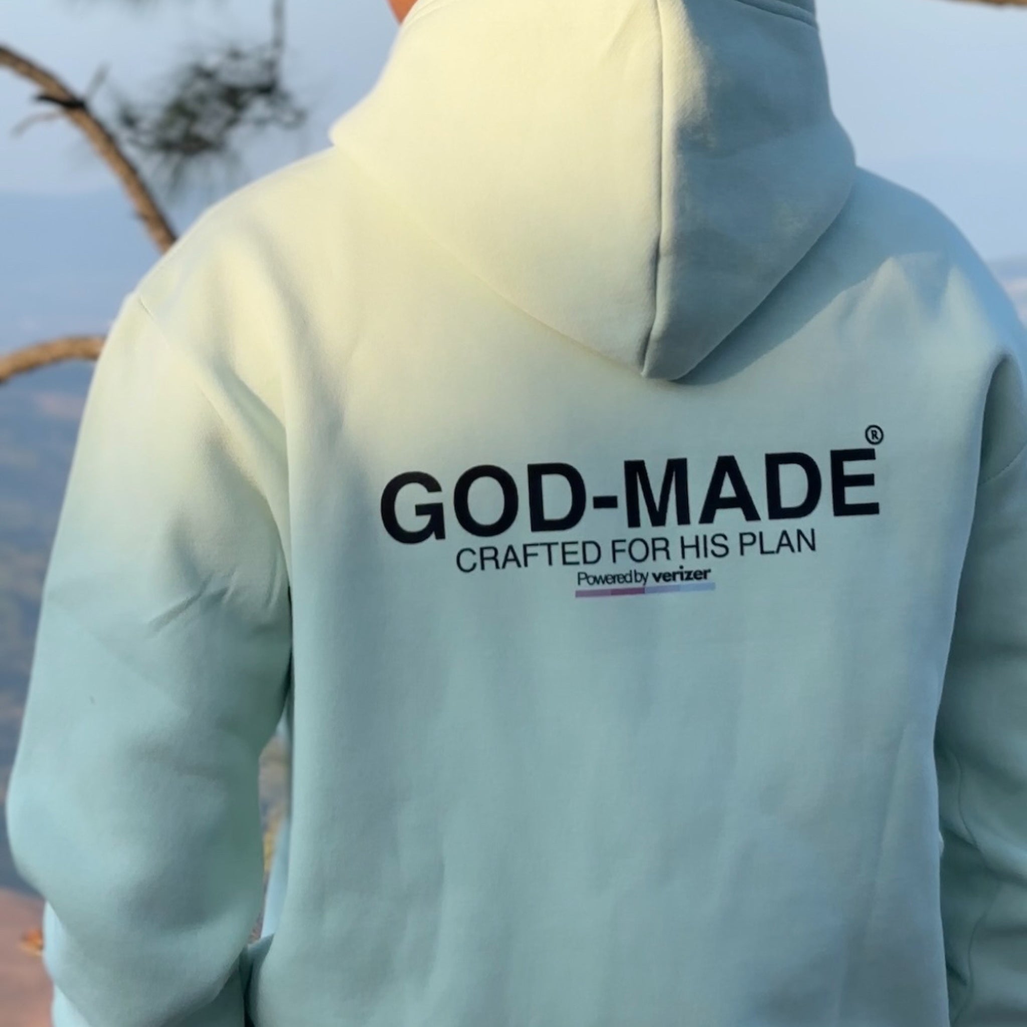 HEAVYWEIGHT MINT "GOD-MADE" PULLOVER HOODIE