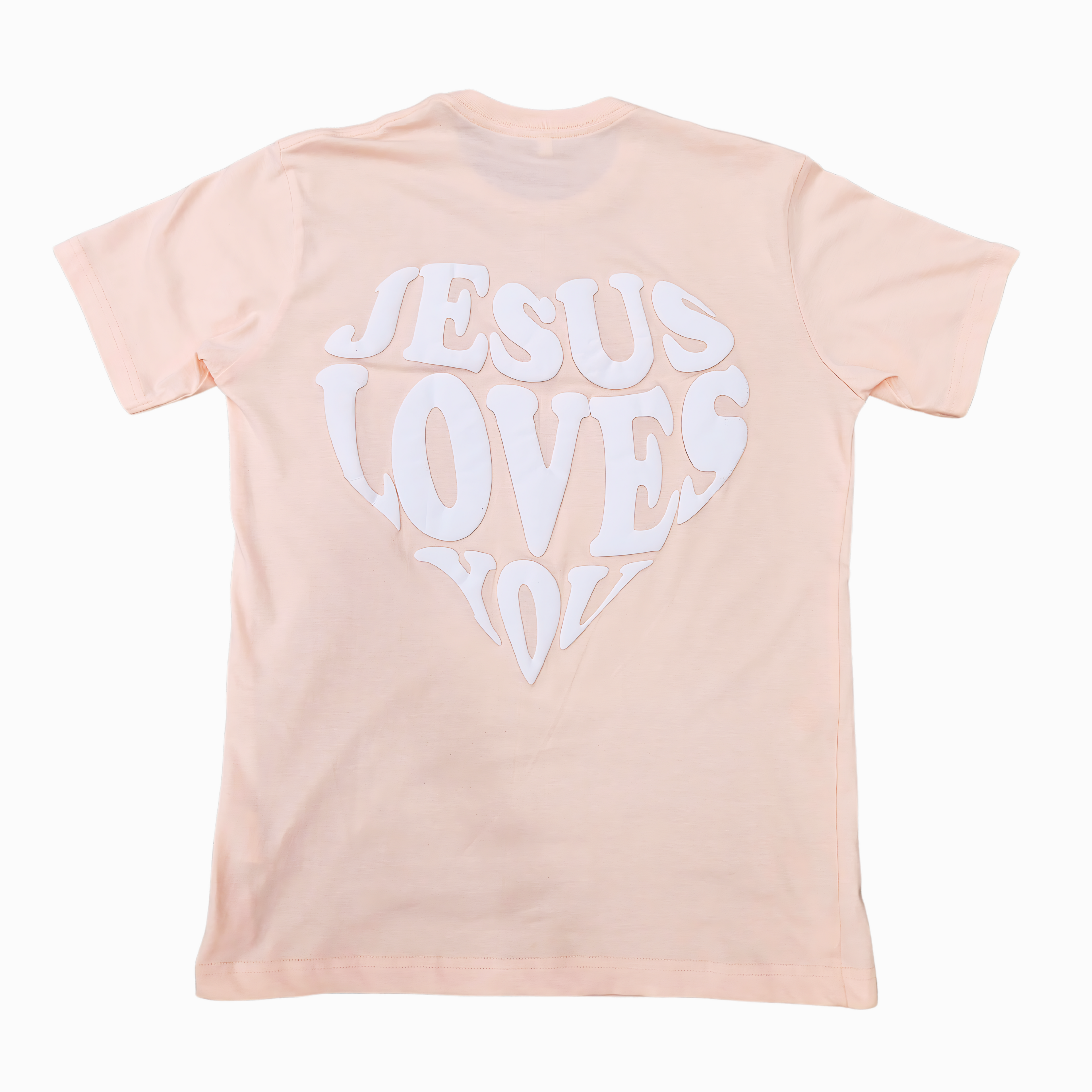 "JLY" CLASSIC PEACH TEE