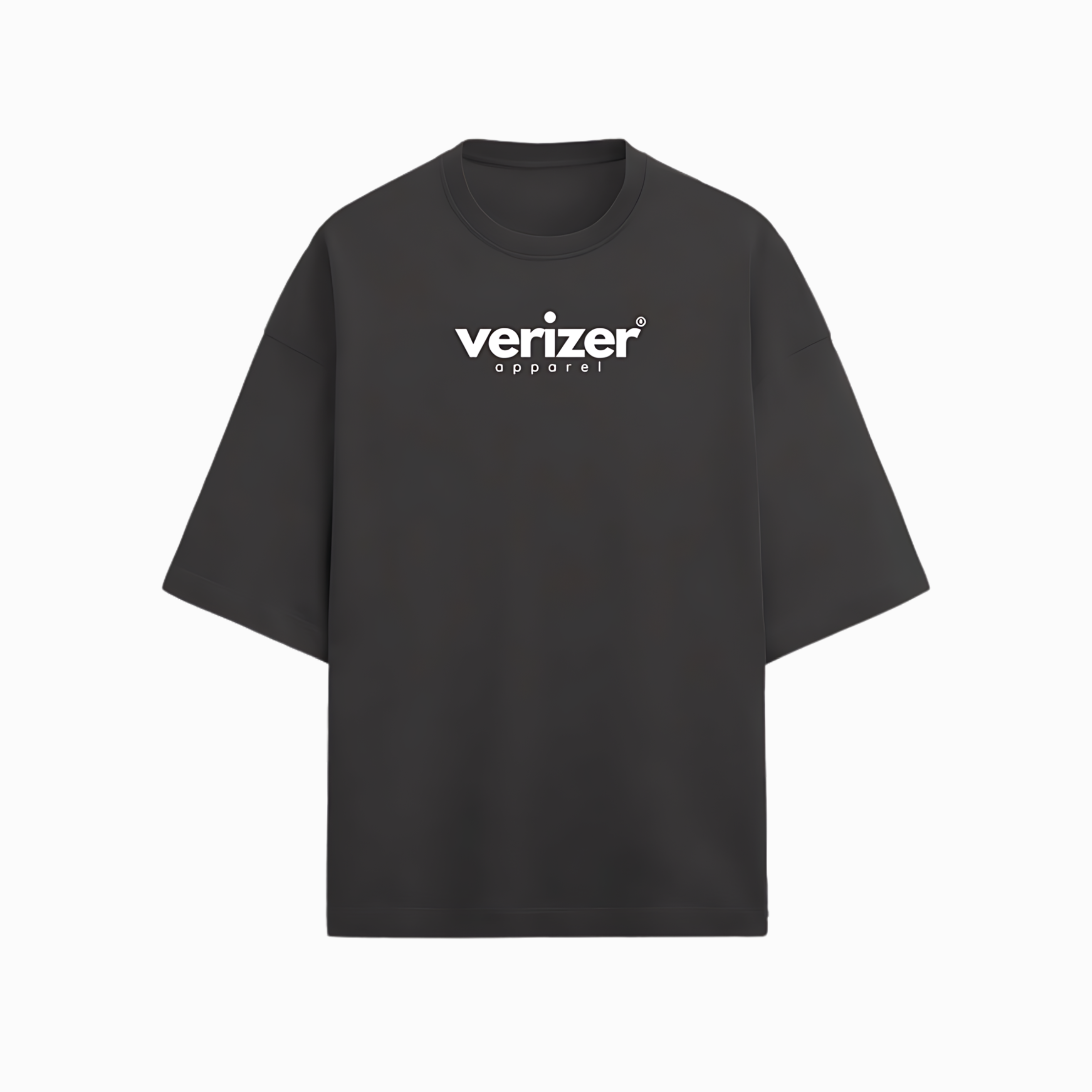 "JLY" JET BLACK OVERSIZED TEE