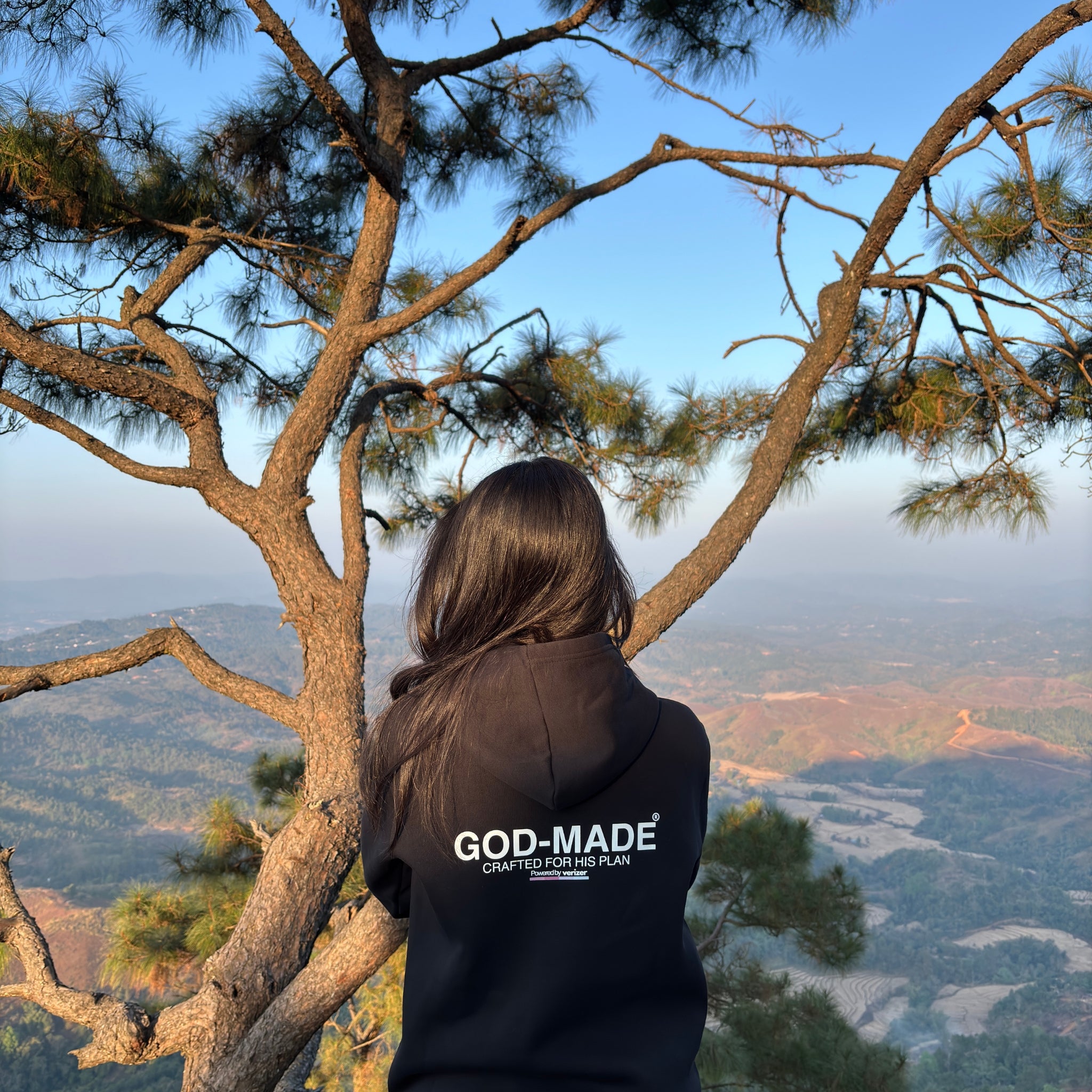 HEAVYWEIGHT OBSIDIAN "GOD-MADE" PULLOVER HOODIE