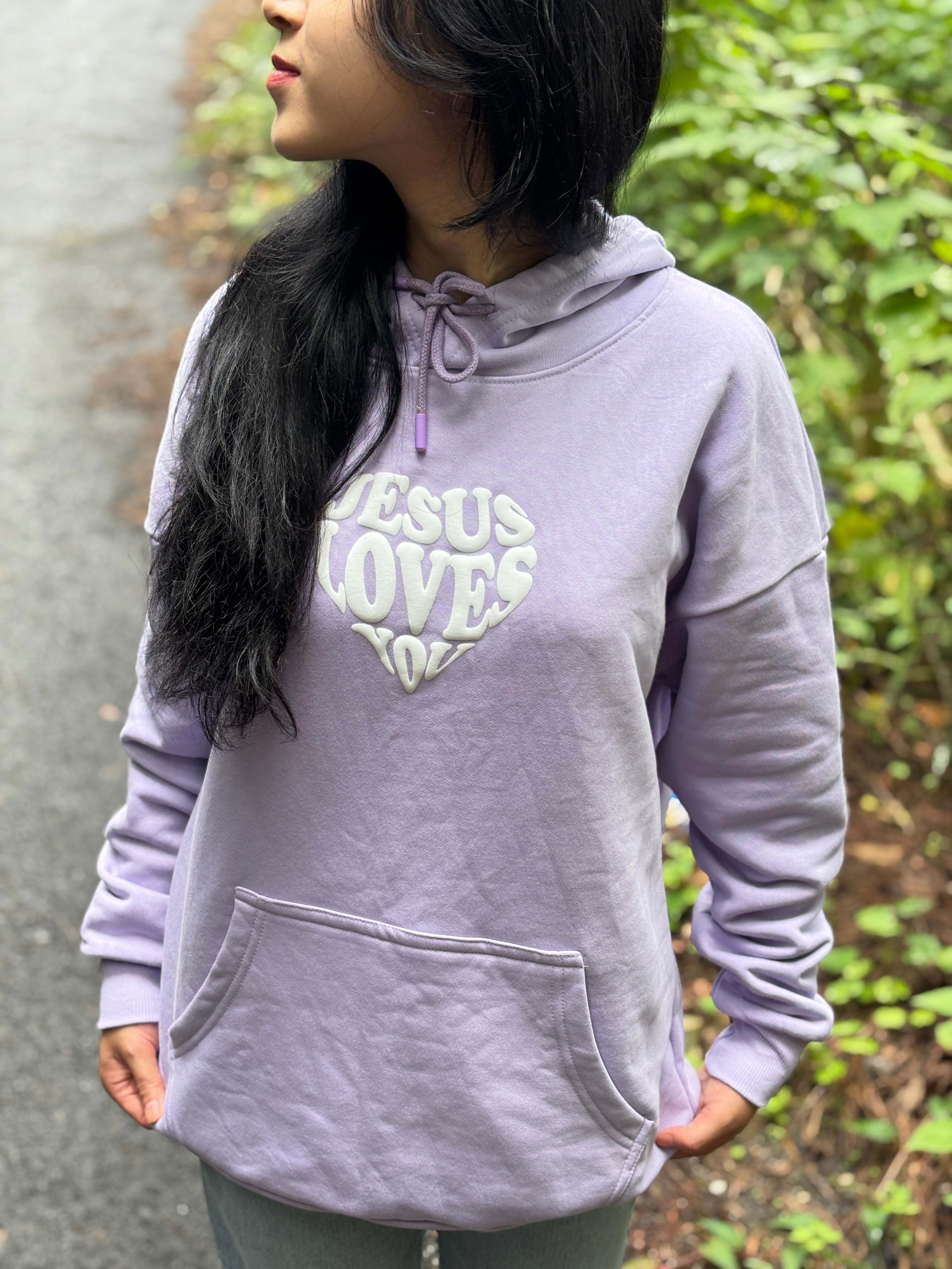 JLY Oversized Hoodie Lavender💜
