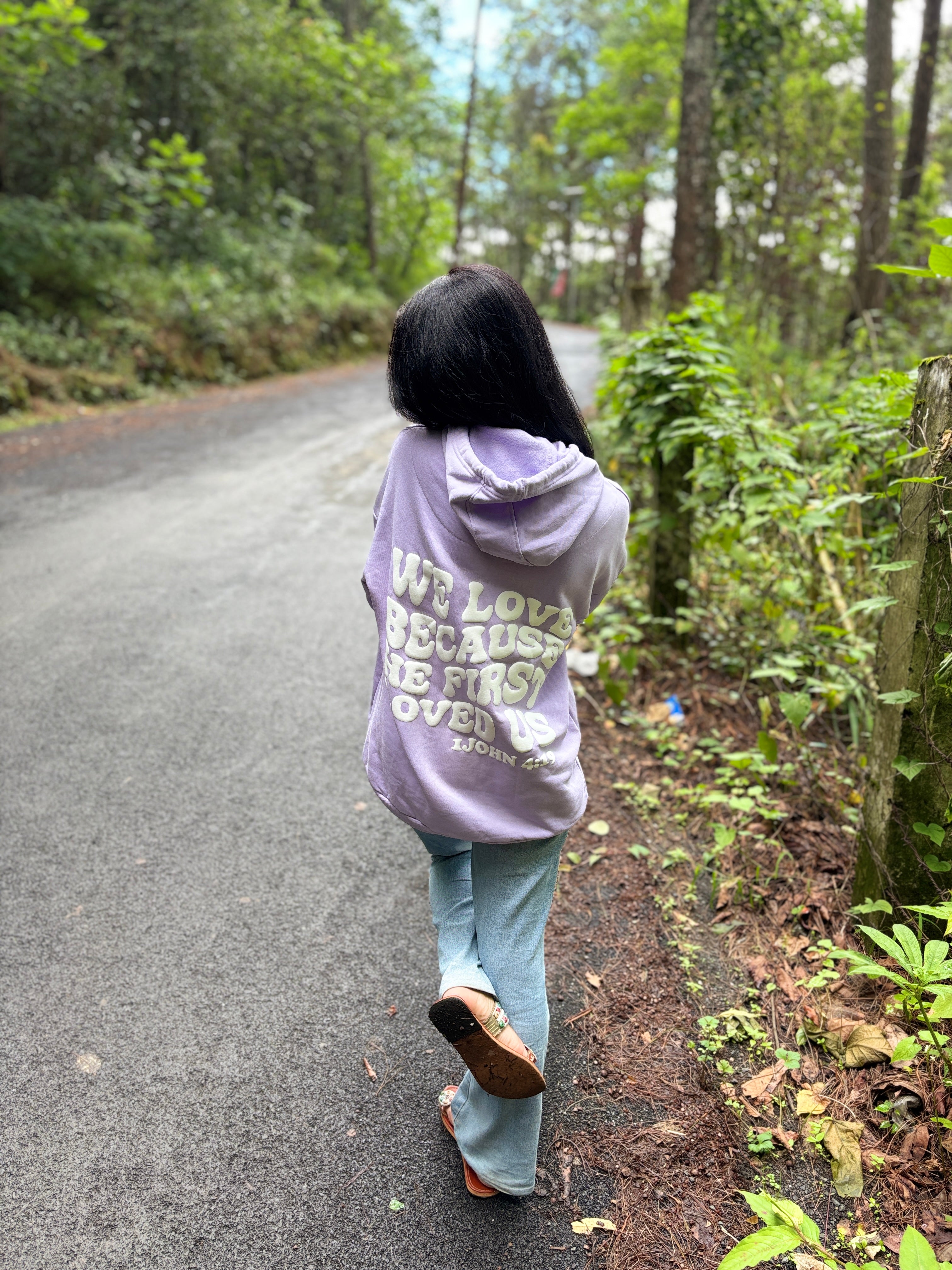 JLY Oversized Hoodie Lavender💜