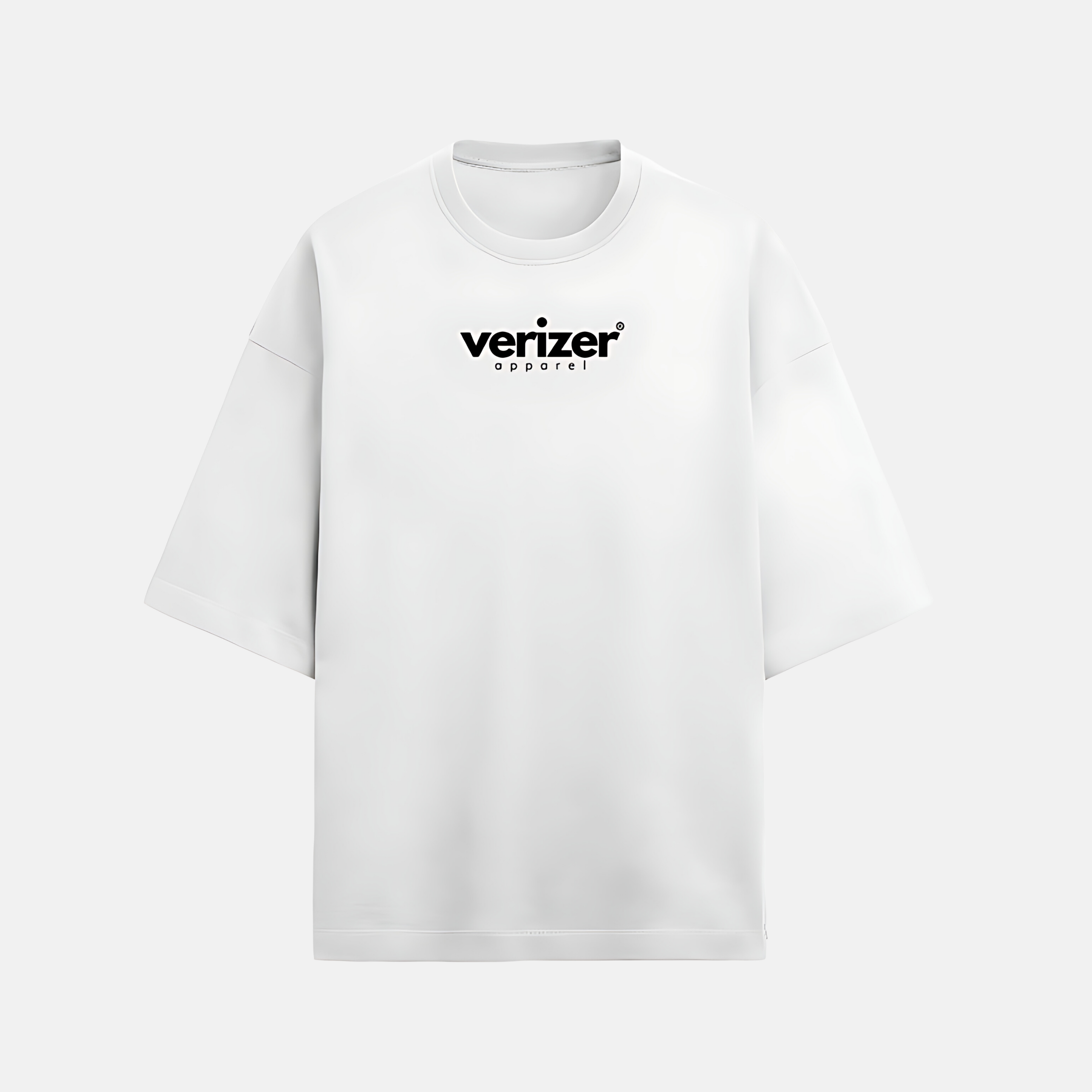 "JLY" Alabaster White Oversized Tee