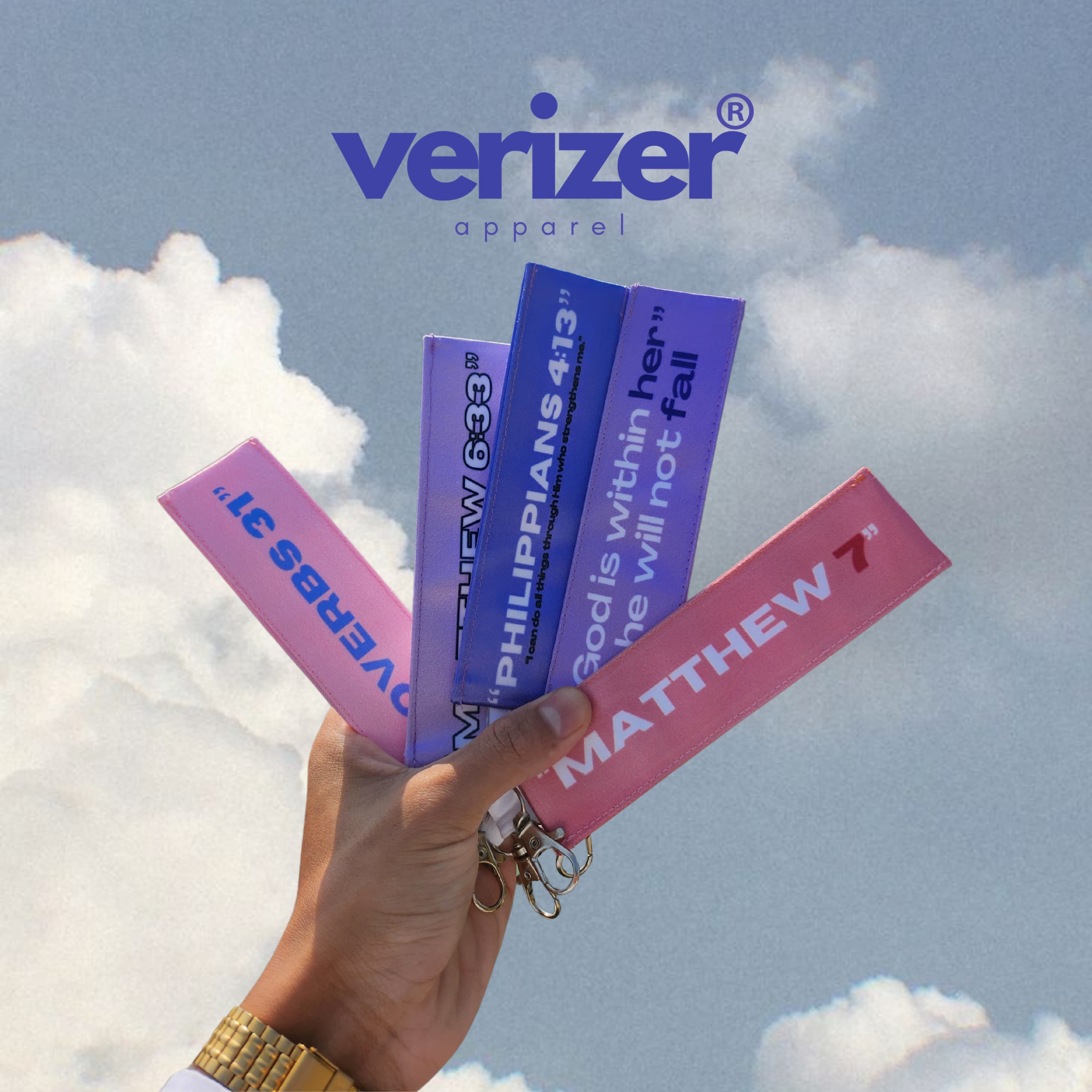 PRE ORDER Christian "LANYARDS" With Custom Verse and Colour