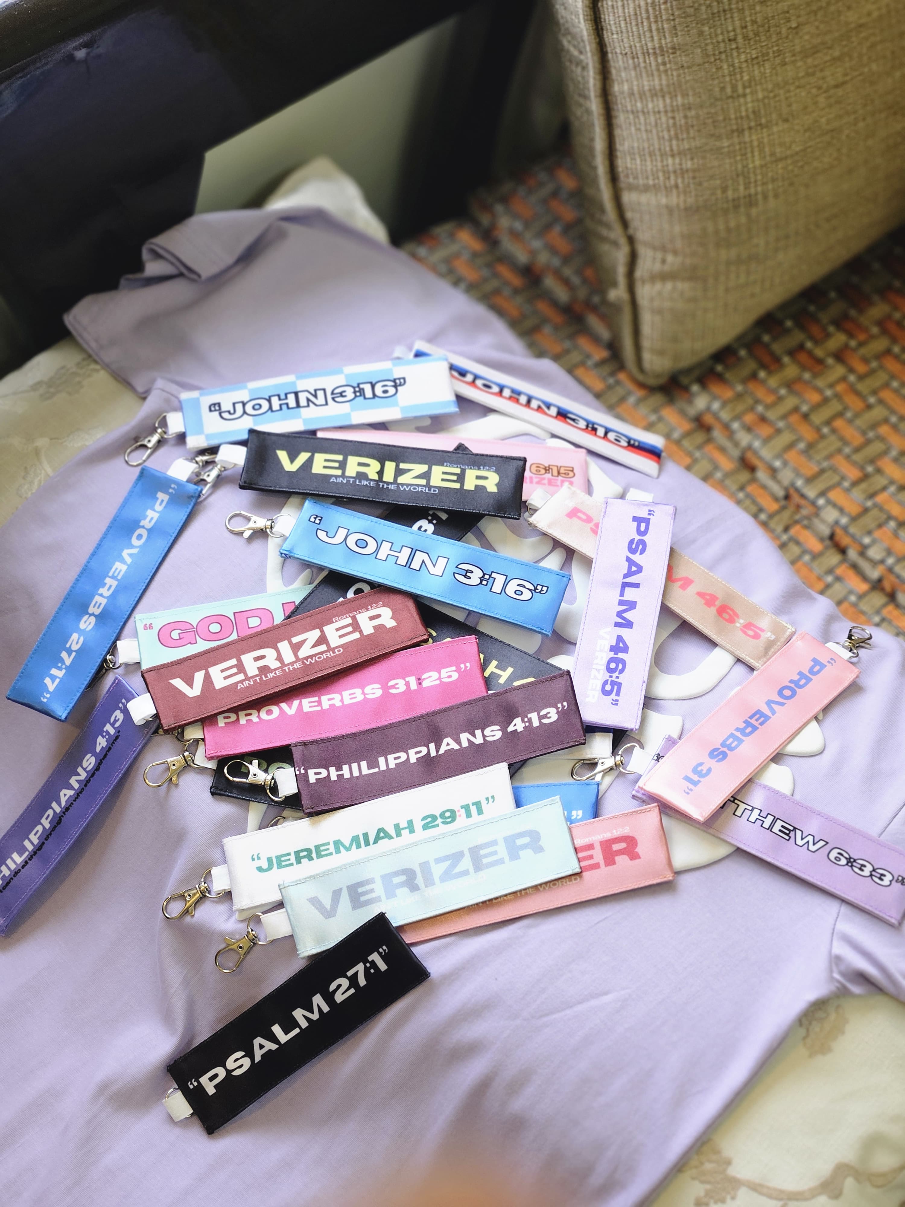 PRE ORDER Christian "LANYARDS" With Custom Verse and Colour